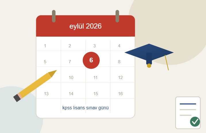 2026 KPSS Lisans Başvuru ve Sınav Takvimi